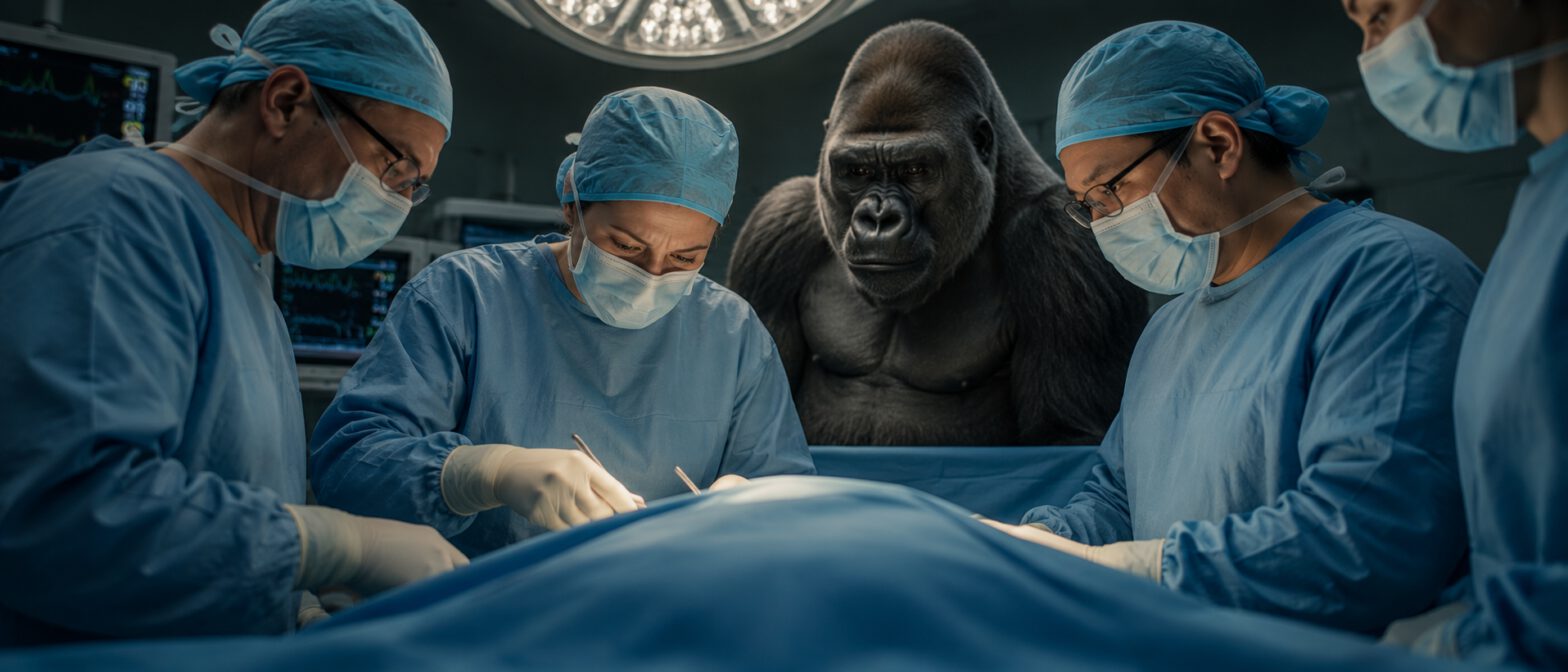 Kijk jij ook langs de gorilla?